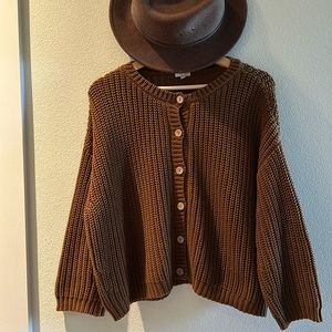 The Simple Folk Chunky Cardigan, size 0